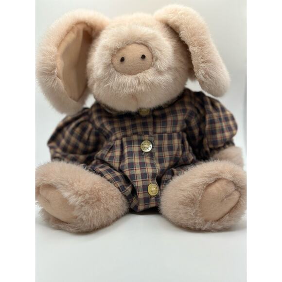 Pink Pig Plush Stuffed Animal 11" #1364 The Boyds Collection J.B. Bean Series - Picture 2 of 4